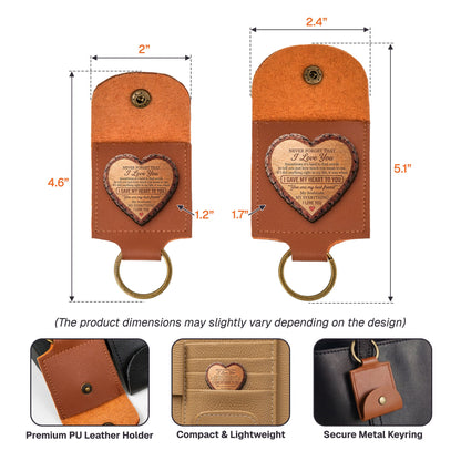 Never Forget That I Love You Anniversary Gift - Personalized Pocket Hug